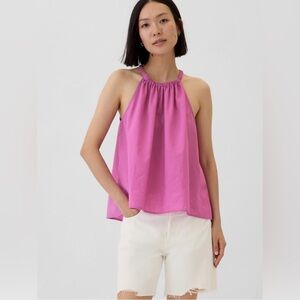 Gap Linen Blend Halter Top